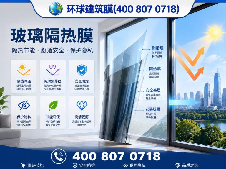 芗城区环球建筑膜展示图